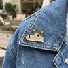 Kawaii Style Animal Brooch Thumb Up Design Lapel Badge Fashion Enamel Pin  Office