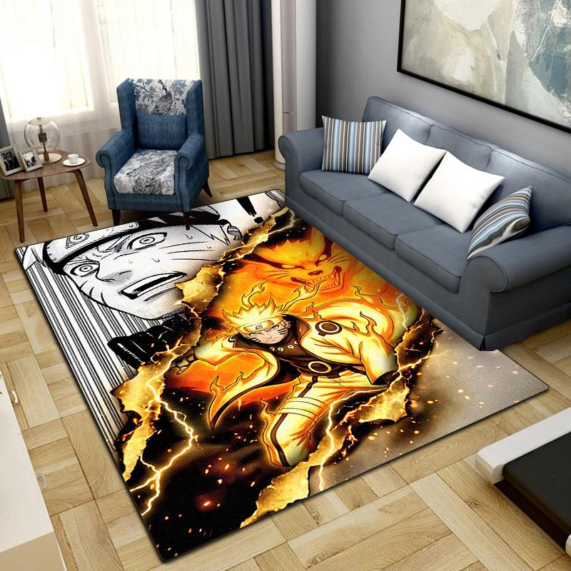 Anime-Naruto Area Carpet for Living Room Bedroom Home Decor Cool Movie Mat Floor Mat -LXR71