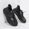 Fashion Men Business Shoes Mens Leather Loafers Luxury Brand Breathable Soft Men Casual Shoes  Male Lace Up Shoes Moccasins
