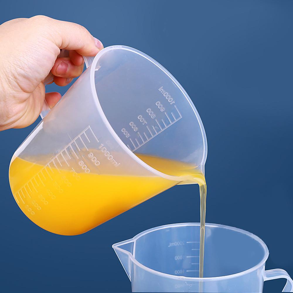 500ml/1000ml Dzbanek z dzióbkiem do nalewania z miarką, skala wizualna, naczynie kuchenne do pieczenia, miarka z podziałką, przezroczyste naczynie laboratoryjne do testów, miarka kuchenna