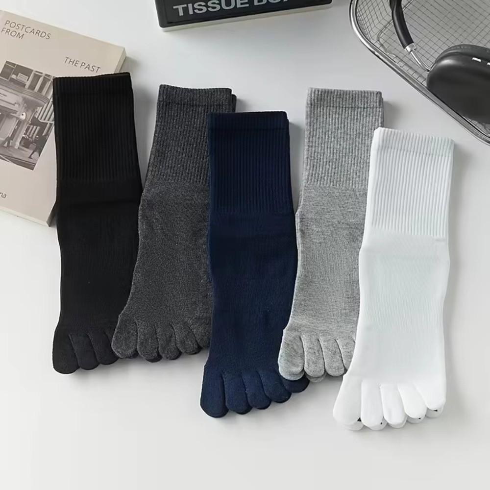 Breathable Yoga Socks Cotton Anti-Skid Floor Sock Sports Men's Five-Toe Socks Indoor Pilates Sock