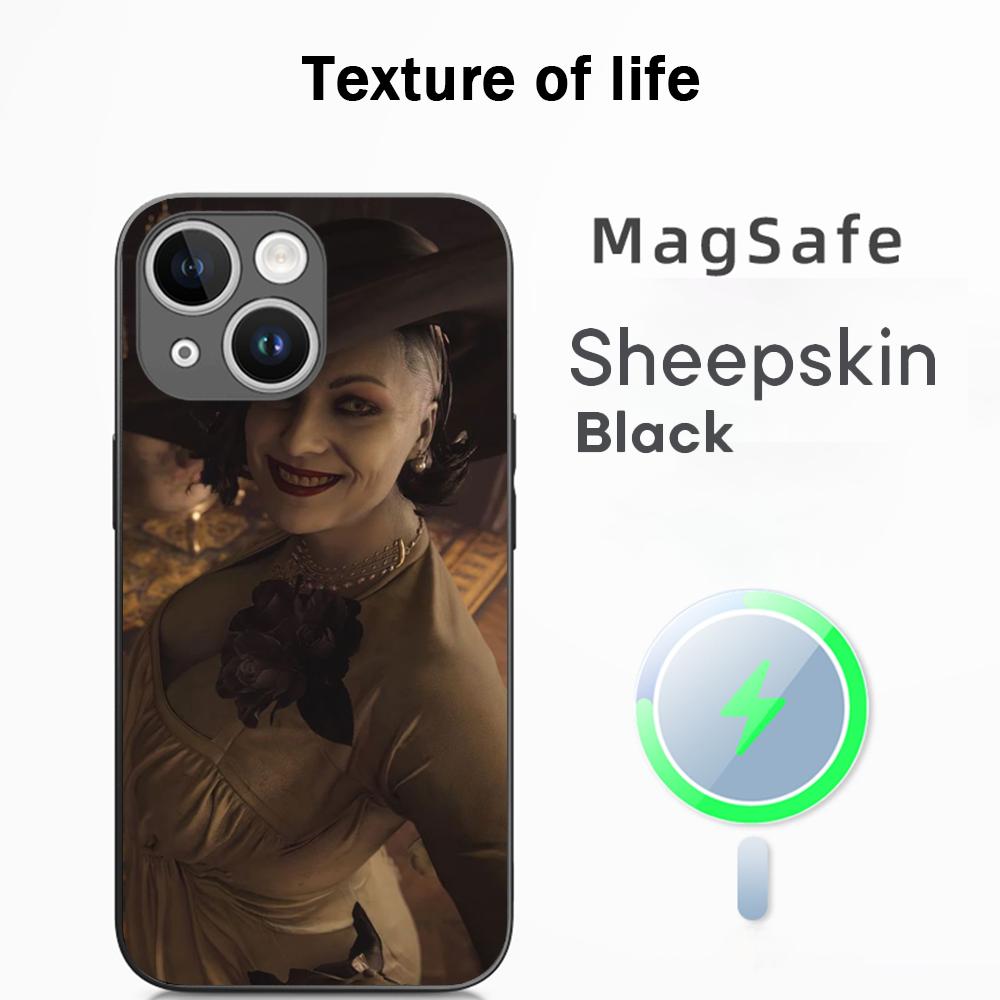 Pop ins thriller evil daughter poster Phone Case For iPhone 17 16 15 14 13 12 Plus Pro Max High-end Luxury Magsafe Sheepskin