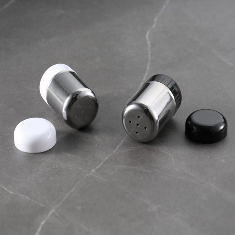 Edelstahl Gewürz Gläser Grill Salz Shaker Pfeffer Würze Flasche Hause Gewürze Lagerung Container Küche Zubehör