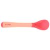 Temperature Sensing Spoons Forks Soft Baby Feeding Spoon GumFriendly Training Fork(Spoon )