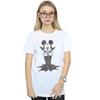 Disney Womens/Ladies Mickey Mouse Dracula Cotton Boyfriend T-Shirt