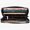 Plaid Leather Purse Zipper Large Capacity Coin Grab Bag Korean Temperament Men's and Women's Bag