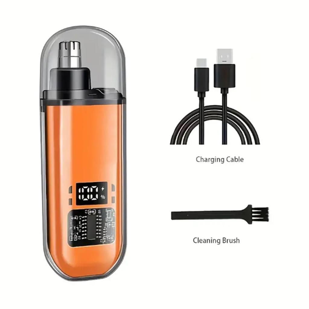 Zastřihovač chloupků v nose pro muže Přenosný Mini Odstraňovač chloupků v nose USB Dobíjecí Zastřihovač pro nos a uši Elektrický Zastřihovač chloupků v nose