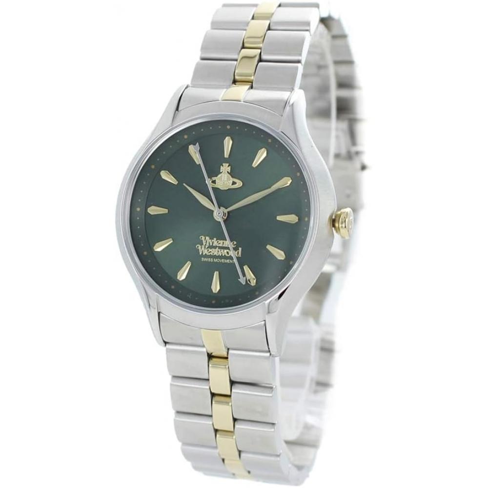 

Vivienne Westwood [Vivienne Westwood] Женские часы из зеленого золота и серебра из нержавеющей стали VV234GRSG [Параллельный импортный продукт]