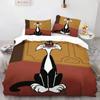 Bunny Cartoon Rabbit Quilt Cover Skin-Friendly and Breathable Duvet Comforter Warmth Children's Bedroom Bedding