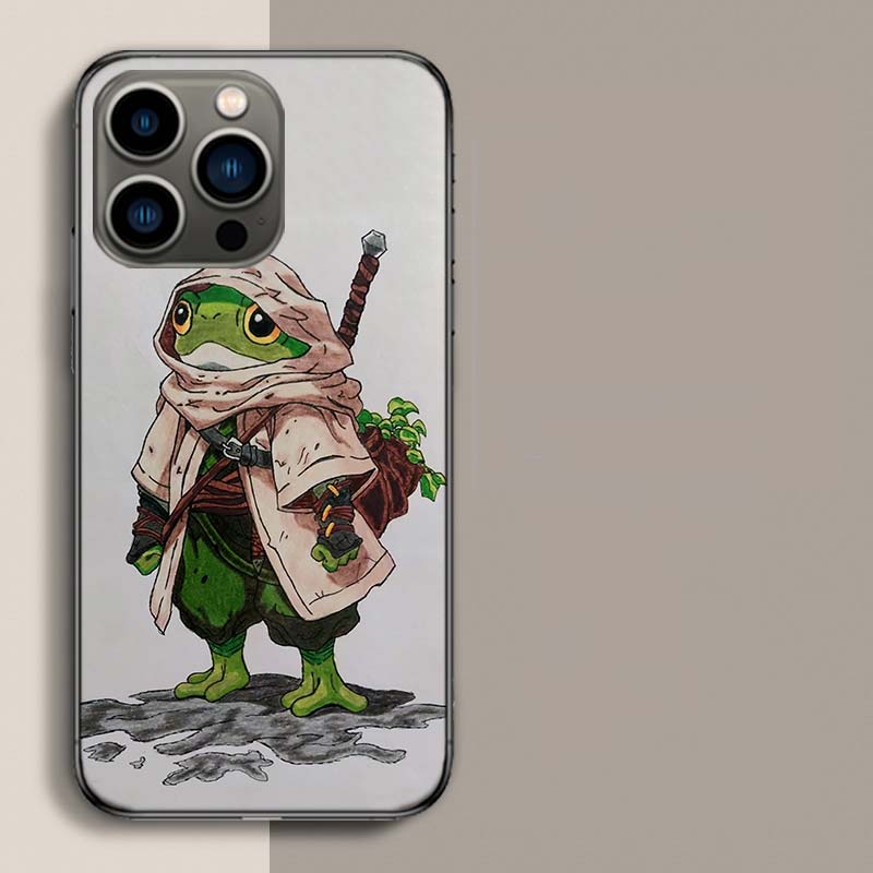 Cute Mouse Axolotl Frog Wizard Phone Case For Iphone 17 Air 15 Pro 14 Plus 16 Pro Max 17E 16E 12 13 Mini 11 Cover Cute Fundas