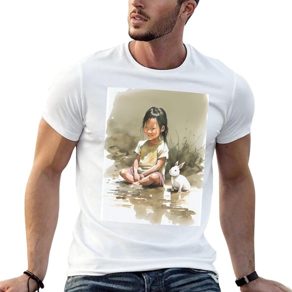 Year of the Rabbit #3 T-Shirt Casual Print Tee Top