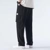Overalls Men's Summer New Ins Trendy Brand Loose Large Size Casual Pants Fashionable Handsome Straight Wide-leg Pants