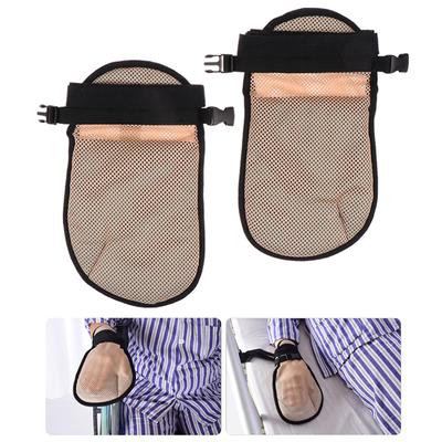 1 buc mănușă medicală de reținere detașabilă pentru pacient imobilizat la pat, protecție împotriva căderii mâinii, mănușă fixă ​​anti zgârieturi pentru vârstnici