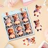 Quetschbarer 3D-Hundeaufkleber Cartoon-Handyhüllen-Dekoration Für Kindergeburtstagsparty