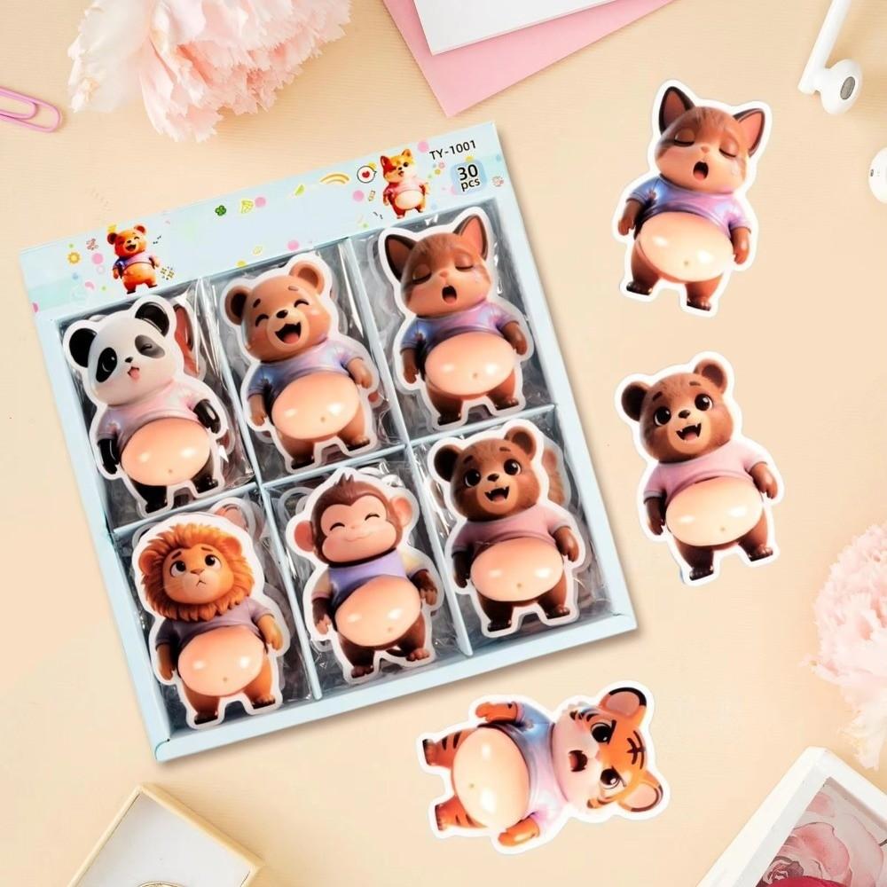 Quetschbarer 3D-Hundeaufkleber Cartoon-Handyhüllen-Dekoration Für Kindergeburtstagsparty