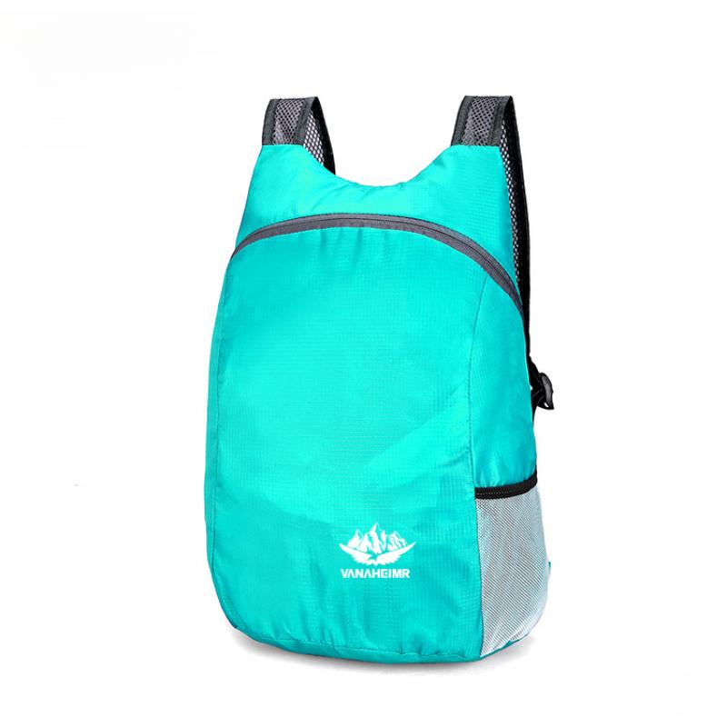 Neutral Outdoor Folding Bag Ultra Light Portable Storage Travel Bag Waterproof Backpack Sports Fitness Knapsack Skin Bag