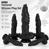 New Black Alien Dildo S/XXL Huge Anal Butt Plug Monster Dildo Thick Big Dick Vaginal G-Spot Massage Dilator Sex Toys for Men Women Clitoris Stimulator