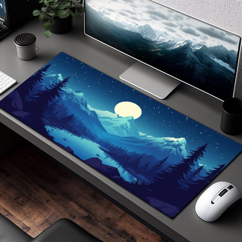 Snow Mountain Landscape Design large Mouse Pad Desk Mat Gaming mats desk accessories office mousepad table mats mauspad muismat