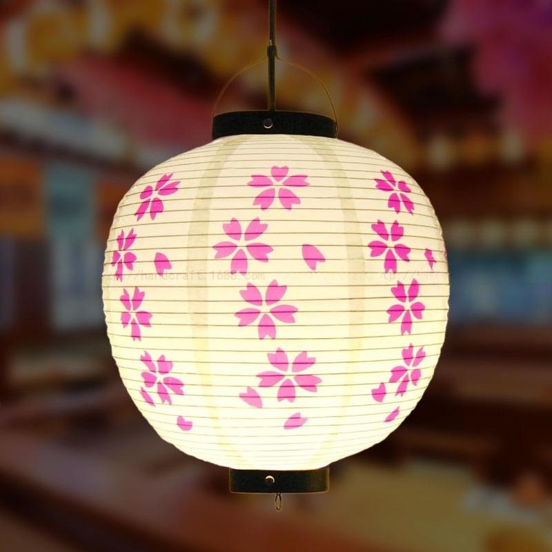 Red/Beige 30cm PVC Waterproof Japanese Lantern Korean Ramen Sashimi Izakaya Cuisine Shop Restaurant Decor Traditional Lantern