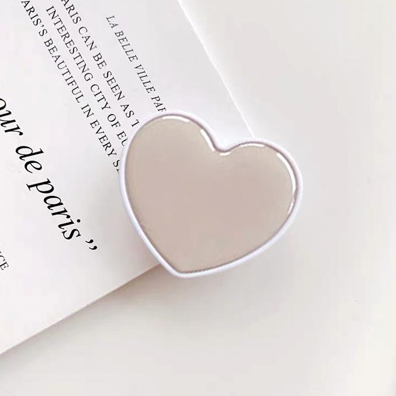 Popular Heart Shaped Phone Socket Holder Finger Grip Bracket Support Telephone for IPhone Samsung Cellphone Pocket Socket Stand