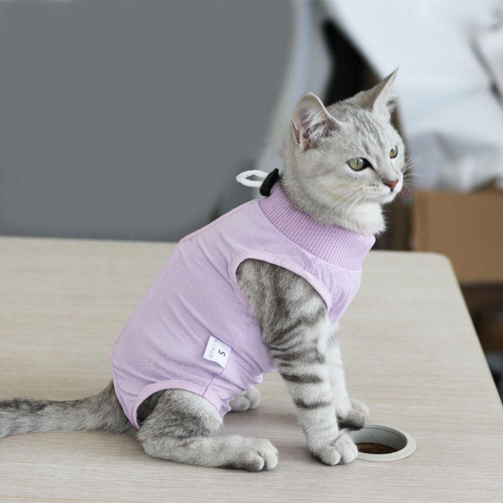 

Cat Accessories Cotton Cat Clothes Vest Pet Surgery Rehabilitation Clothing Suit