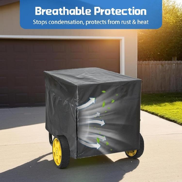 Tear Resistant Portable Generator Cover Oxford Cloth Protective Shield Dust Cover Full Coverage Protectors Easy to Use