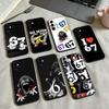 67 Six Seven-nn Phone Case Black Silicone Soft For Samsung Galaxy A73,A72,A71,A70,A53,A52,A51