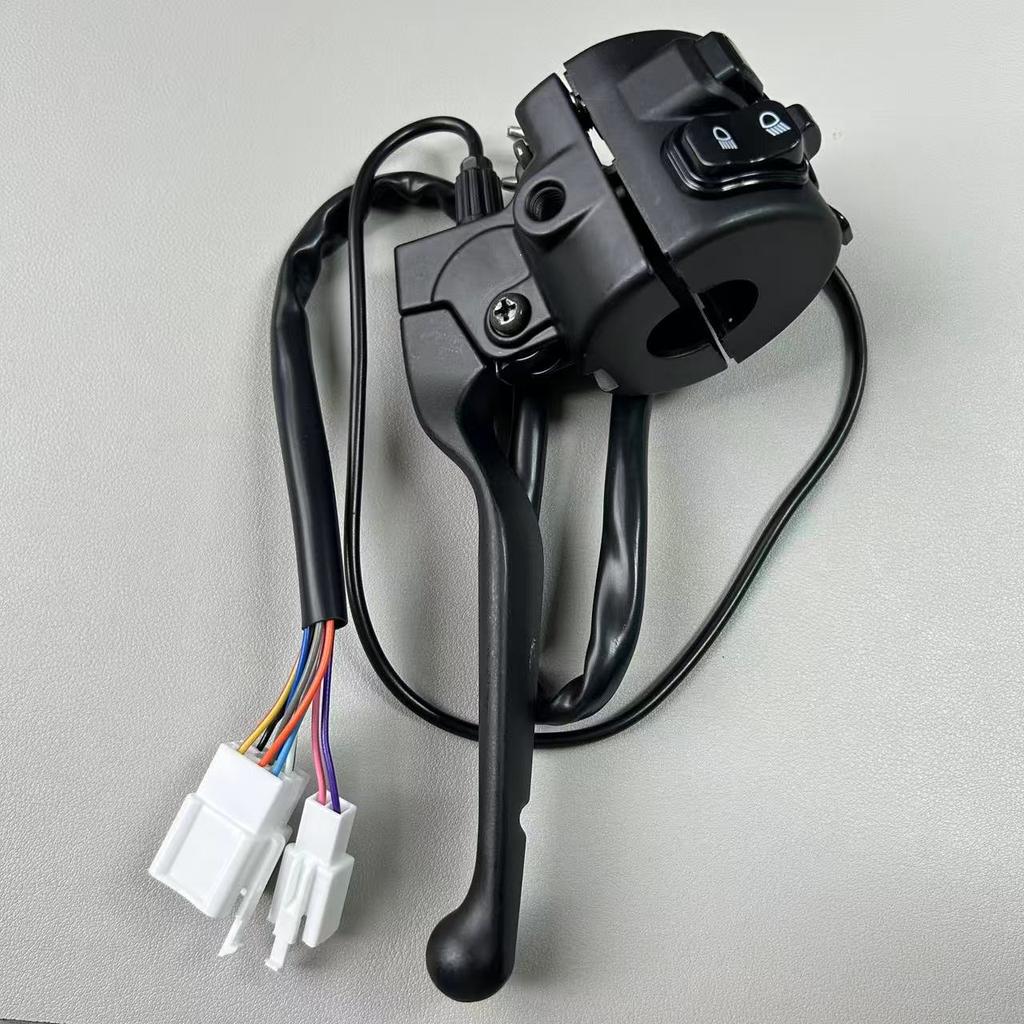 Custom Electric Scooter Handlebar Switch N7 with Hazard Lights Horn Multi-function Switch Throttle Drum Brake Throttle Lever