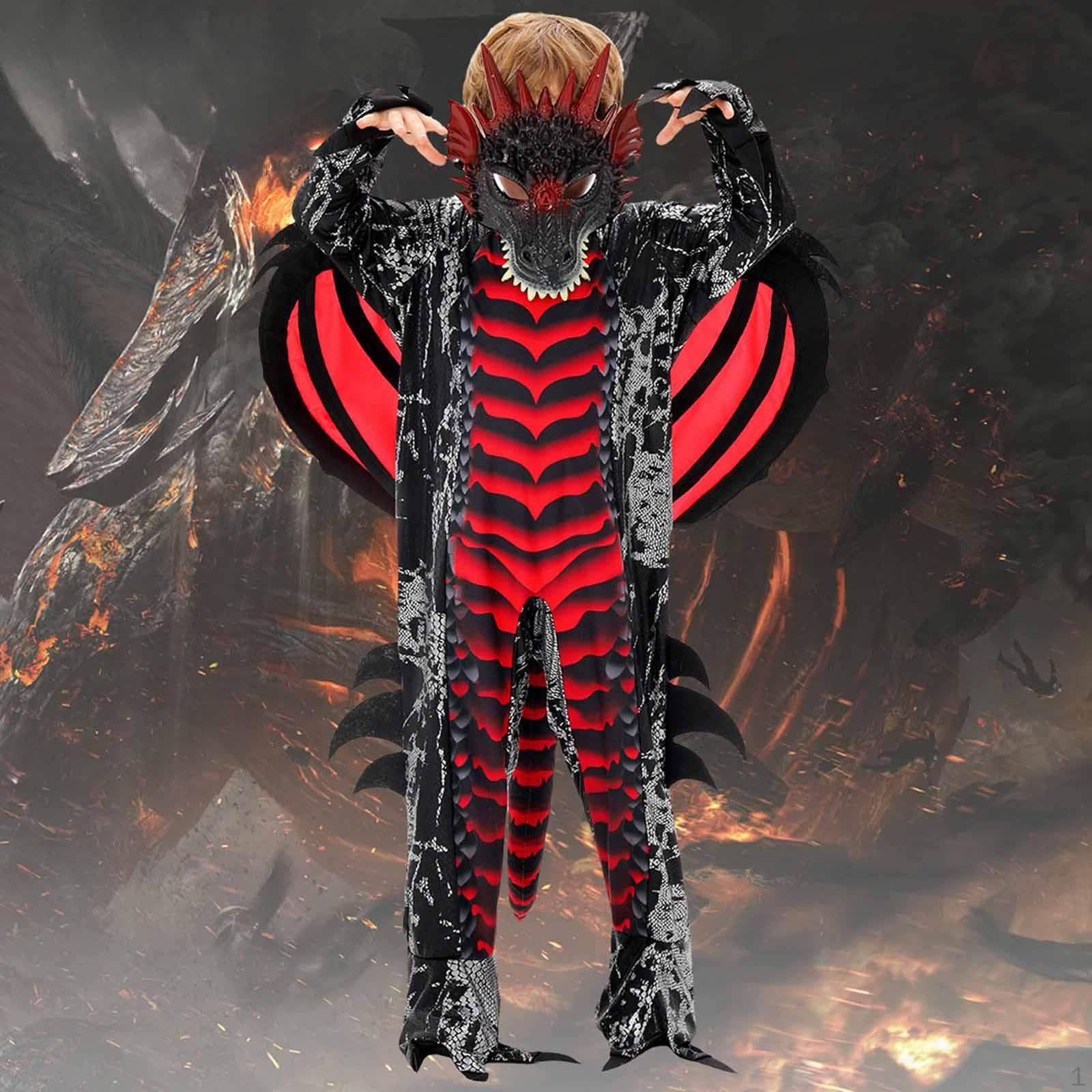 

Детский костюм крыльев дракона для праздничных торжеств, вечеринки на Хэллоуин L