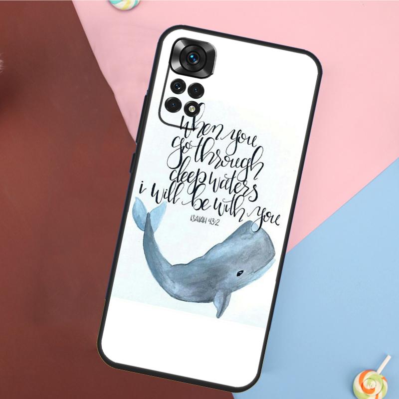 Bible Quotes Jesus God Cover For Xiaomi Redmi Note 14 13 12 9 10 11 Pro 9S 10S 11S 12S Redmi 14C 10C 12C 13C Case