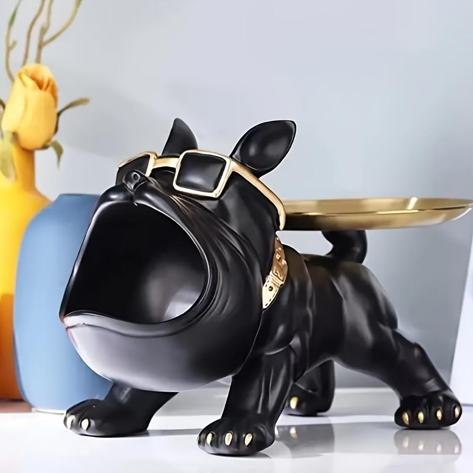 1pc Key Storage Bowl, Creative Dog-shaped Storage Tray, Desktop Candy Tray, Entrance Bedroom Living Room Accessories, Room Decor