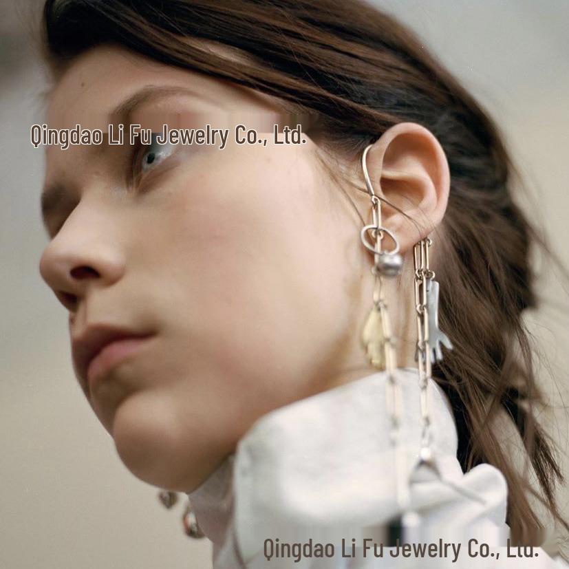 French Minimalist Teardrop U-Shaped Earrings - Runway Style