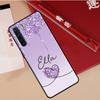 Shinee Hearts Custom Name Initials For OPPO A53 A31 A5 A9 A15 A16 A17 A57S A77 A76 A96 A94 A74 A54 A52 A72 A91 A93 Case Cover
