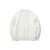 Li Ning Sportmode Serie Locker geschnitten Langarm Pullover Rundhals Sweatshirt Unisex Sweatshirt Off-White AWDR582-4