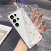 Colorful Pastel Stars Pattern Case for Samsung Galaxy S26 S25 S24 S23 S22 S21 S20 FE Plus Soft TPU Slim Fit Shockproof Cover