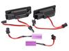Nissan Juke NV200 Qashqai I II X-Trail T31 LED license plate lights 2 pcs set