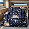 Love Reading Blanket Personalized Name Soft Comfortable Stylish Blanket Car Blanket Perfect For Travel Camping Outdoor Home Suitable For All Seasons