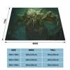 The Rise Of Great Cthulhu Fleece Throw Blankets Octopus Mysticism Blankets for Sofa Travel Super Soft Bed Rug