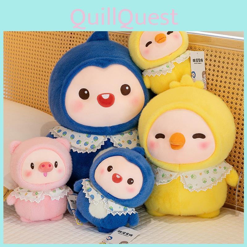 Duck Penguin Pig Plush Toys Cute Animal Soft Cartoon Dolls Kids Gifts Birthday