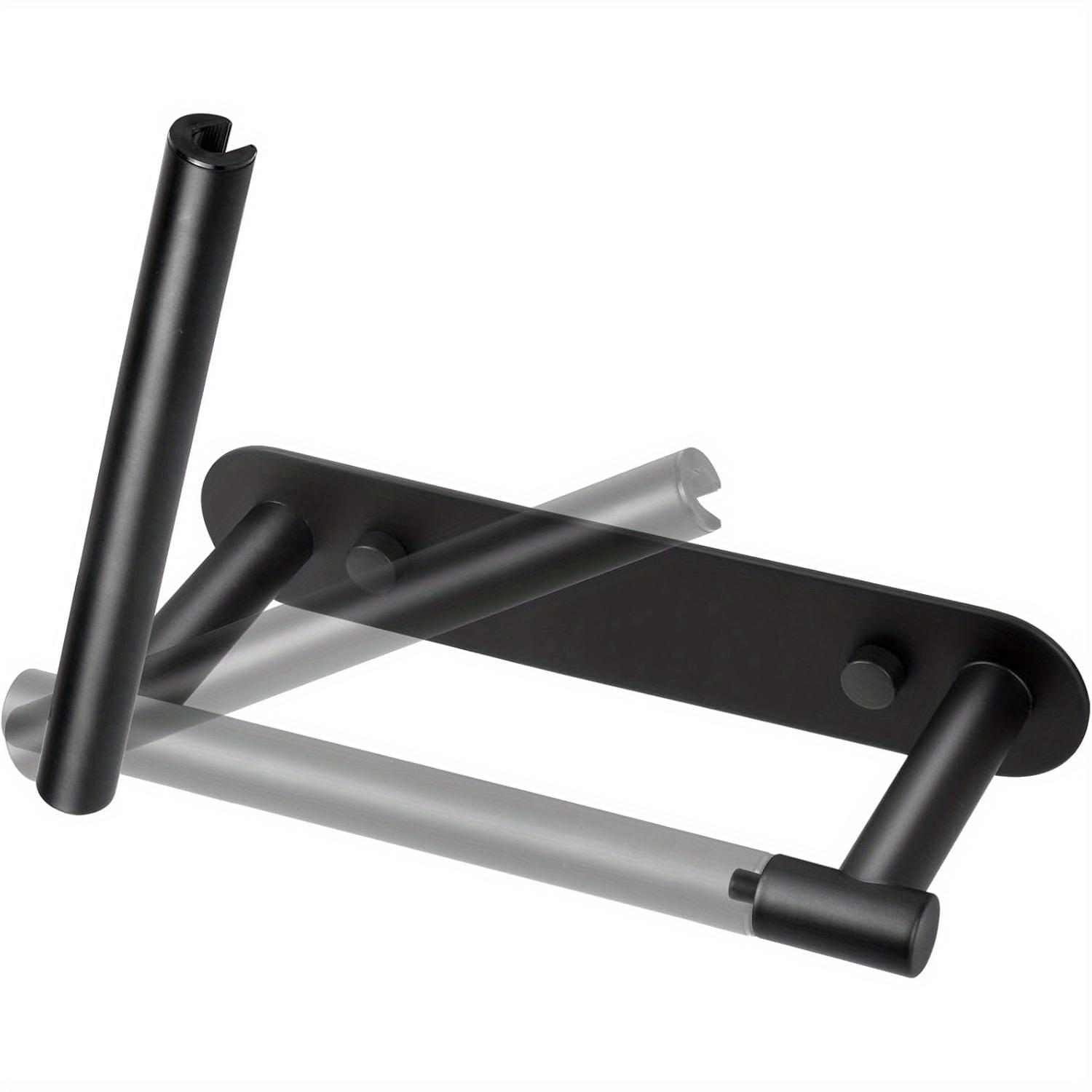 

Toilet Paper Holder Wall Mount Bathroom Tissue Roll Holder Stainless Steel Toilet Paper Dispenser Home Use чёрный