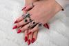 Ring Set Silver Jewelry Gift Retro Punk Boho 02 11 Pcs
