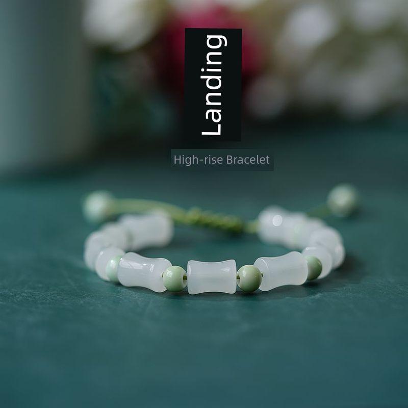 

Браслет для сдачи экзамена, плетеный ручной ремешок, браслет из бамбука на удачу, подарок для мальчиков и девочек, фестивальный высокий браслет Rising steadily