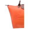 Longchamp Le Pliage Origina 30 Short Handle Snap Zipper Closure PU Canvas With Leather Trim Dumpling Tote Bag Medium Women tote bags Orange 1623089P85