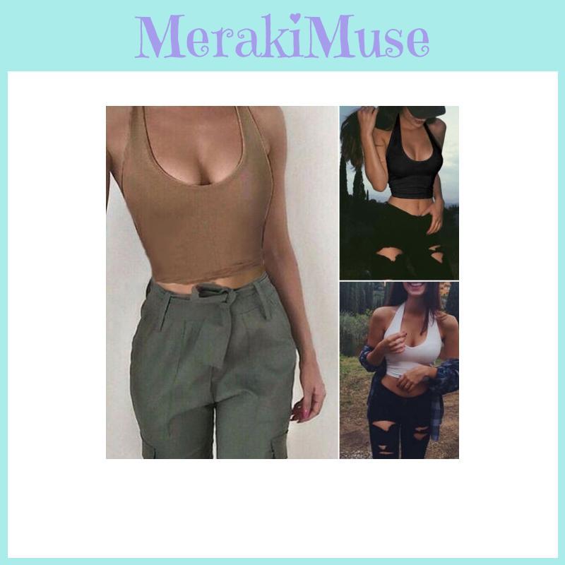 Premium Quality Women's Summer Crop Tops Sleeveless Casual Blouse For Effortless Style