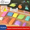Magnetic Geometric Shapes Teaching Aids for Primary School Math (Grades 1-2)
