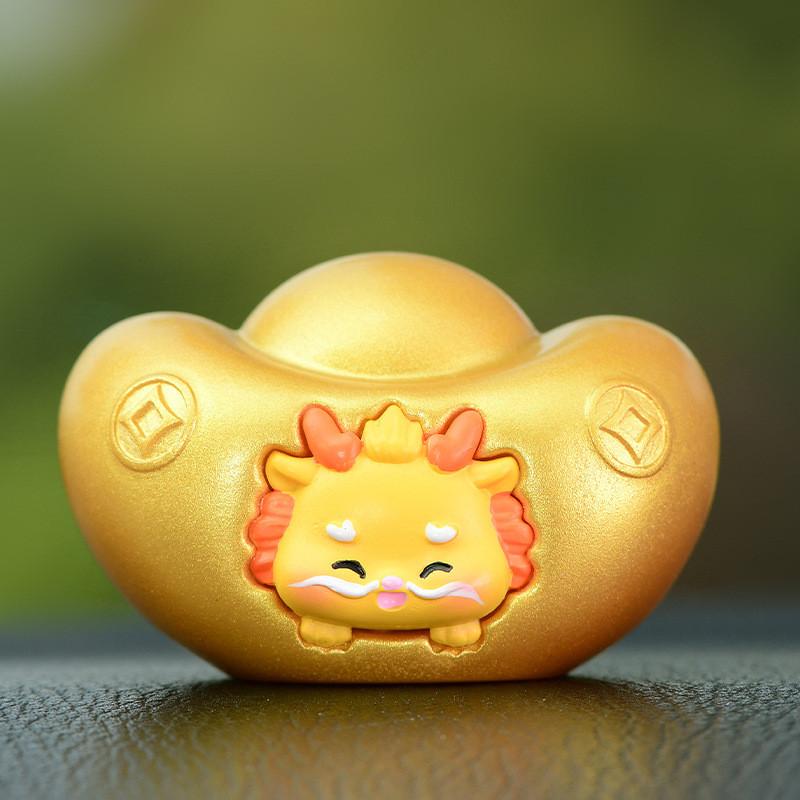 Zodiac Animal Resin Car Ornaments With Decorative Function For Chinese New Year Celebration