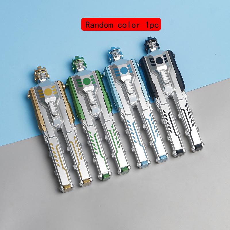 

Возвращение в школьный сезон 0,5 мм 1 шт. креативный мультяшный робот стиль нейтральная ручка к ручке съемная водяная ручка для учебы в офисе Random color 1pc