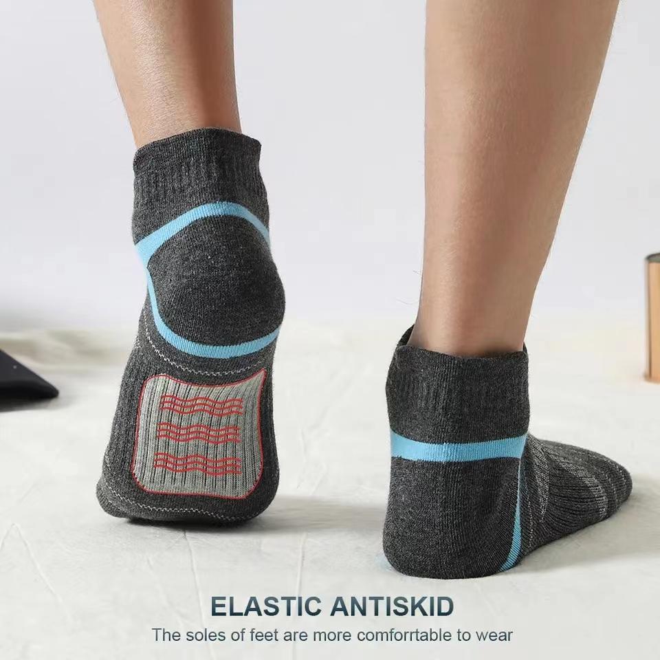 Vysoce kvalitní pánské ponožky Outdoorové ležérní bavlněné ponožky Krátké prodyšné černé kotníkové ponožky Běžecké sportovní ponožky Velikost 38-45