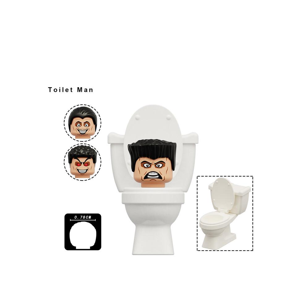 14 Stück Toiletten-Skibidi Bausteine TV-Monitor Kamera DIY Minifiguren Kinderspielzeug Passend für Lego