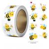 500pcs Cartoon Bee Stickers Suitable for Office Decoration, Labeling, Sealing Envelopes, Party Decorations, And Office Supplies.